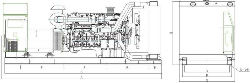 上柴股份450千瓦發(fā)電機(jī)組技術(shù)參數(shù)